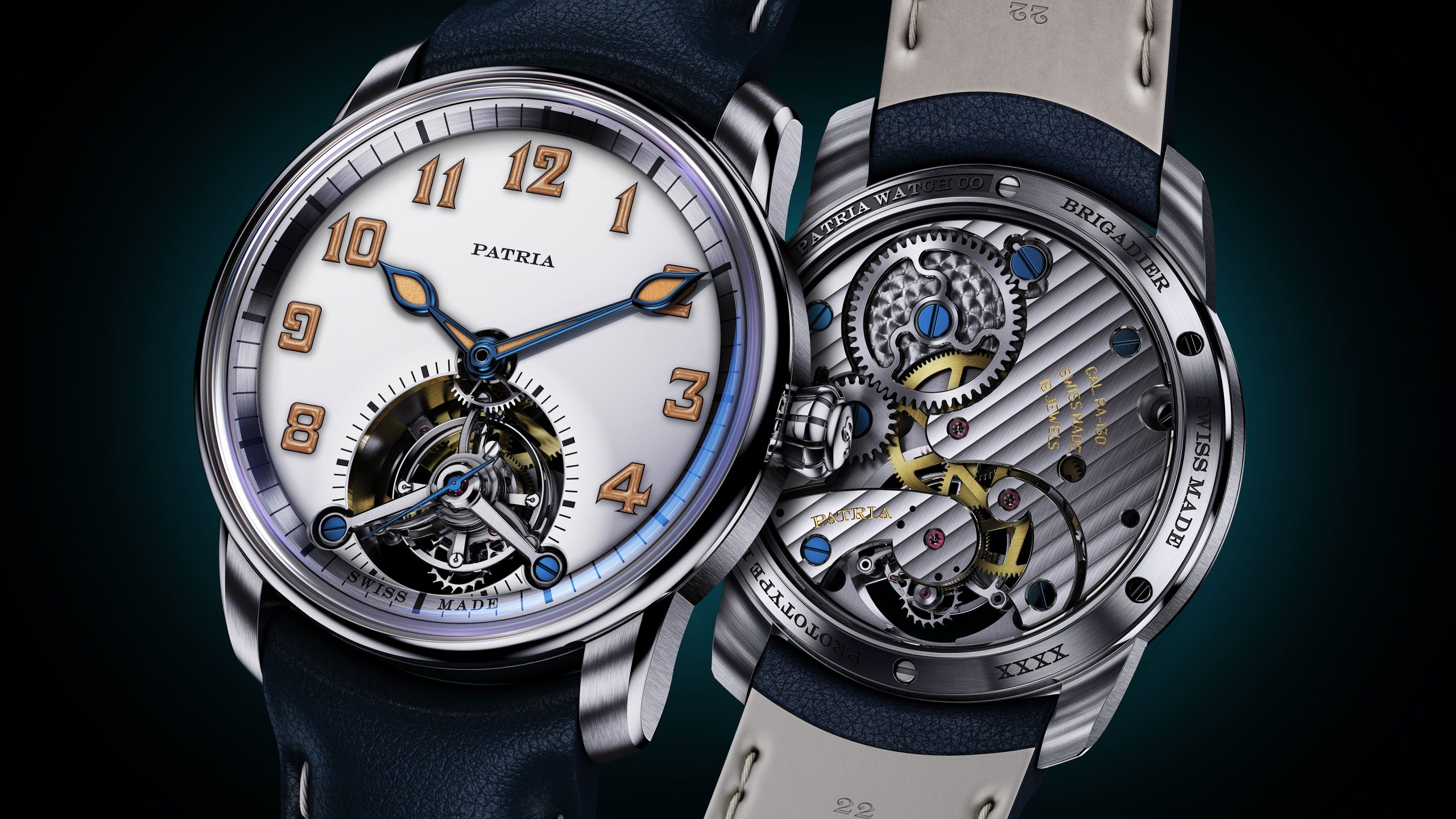 Patria Tourbillon 3D Watch Rendering